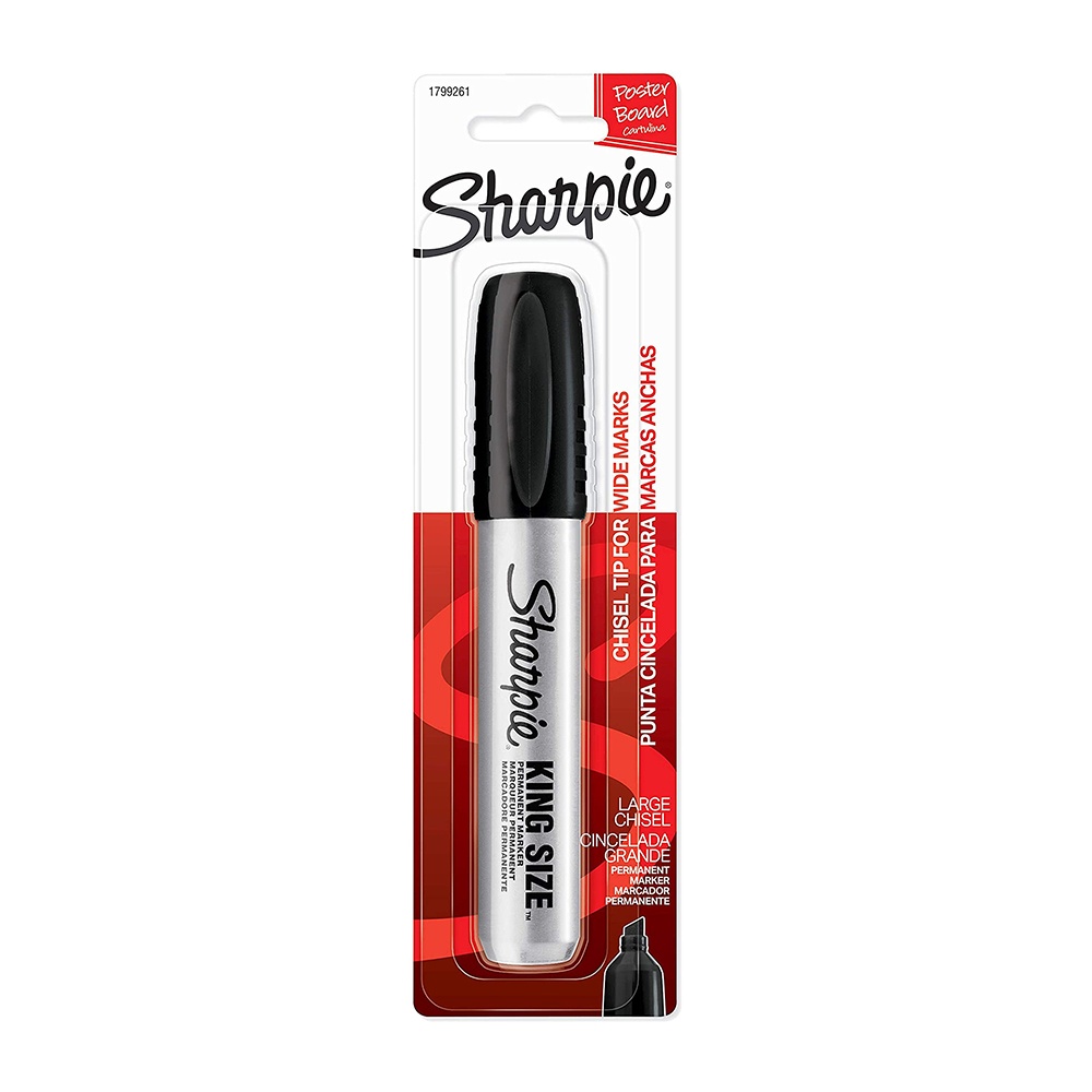 Marcador Permanente Sharpie Industrial King Size color negro