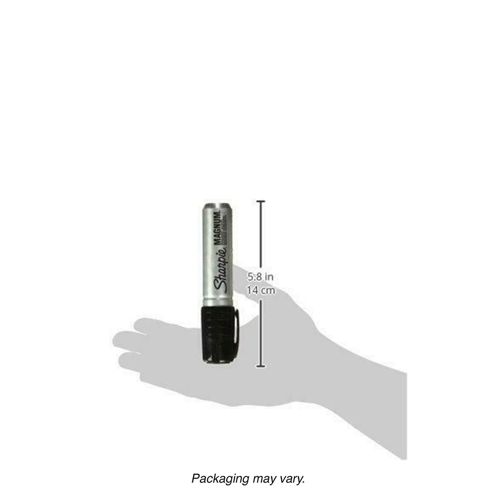 Marcador permanente Sharpie Industrial Magnum color negro. Marcador permanente Sharpie Industrial Magnum color negro.