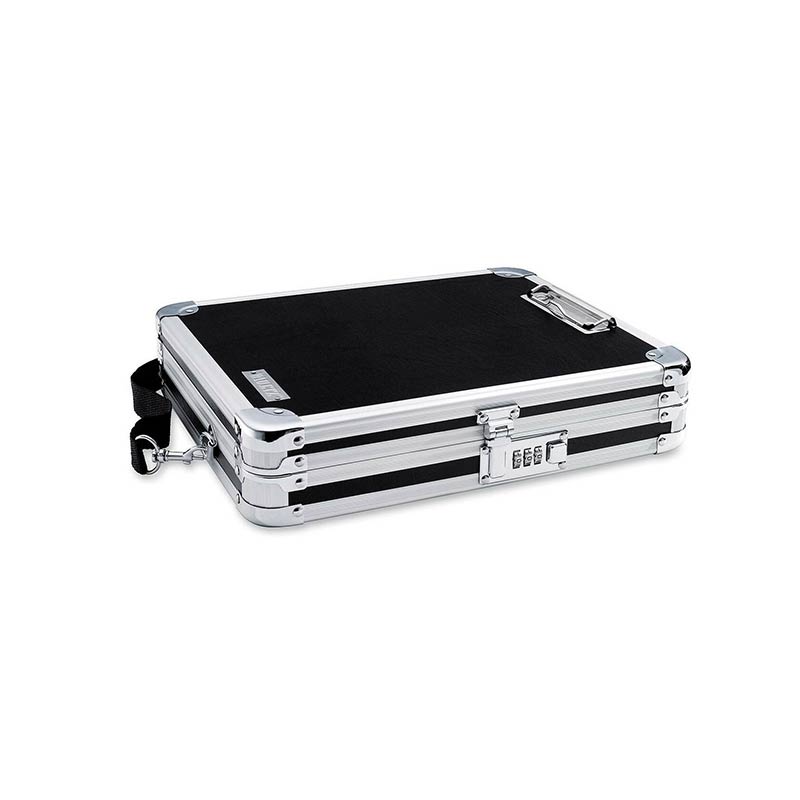 Portadocumentos de seguridad de clave color negro Vaultz