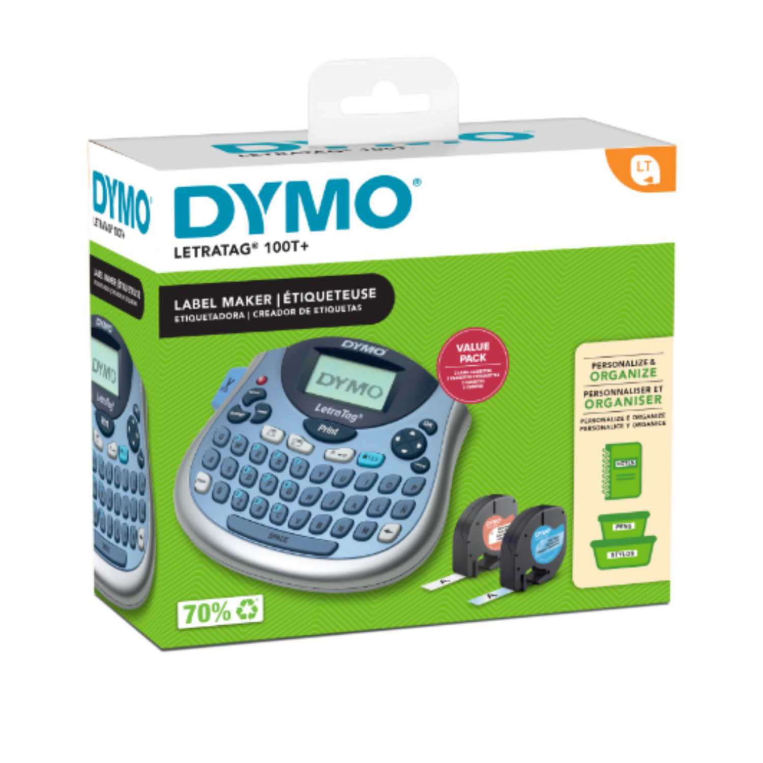 Rotuladora LetraTag 100 T de escritorio Dymo