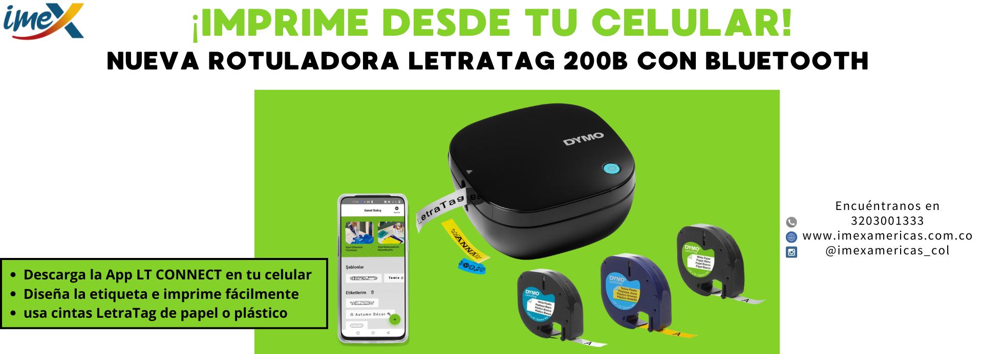 Nueva Rotuladora LETRATAG (sin cables)